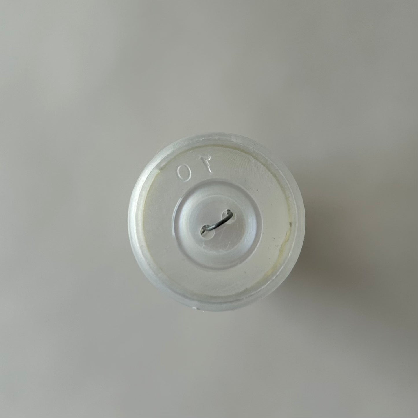 Buttons: Cream 2-Hole Button 11.5mm