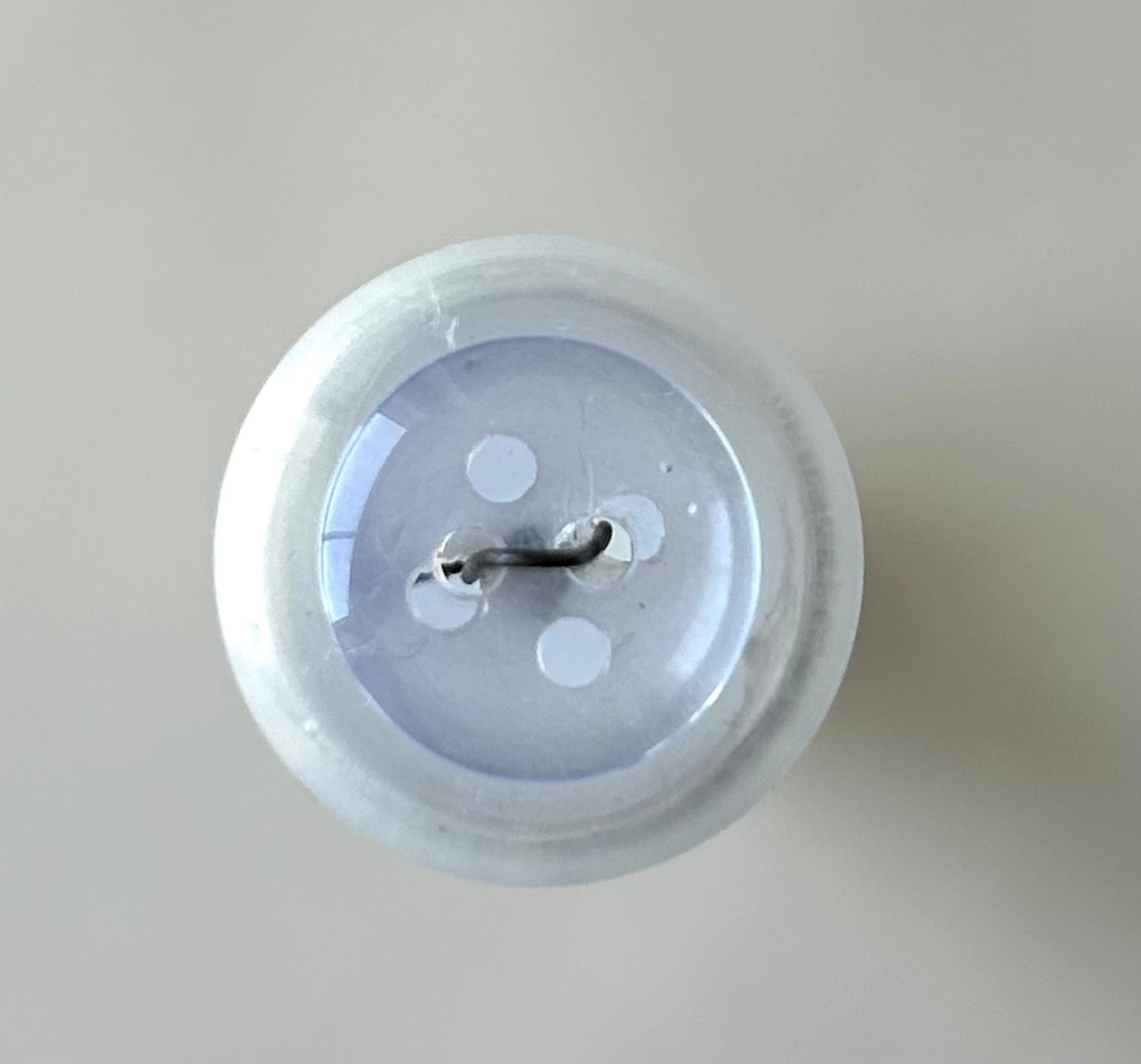 Buttons: Clear 2-Hole Button 12.5mm