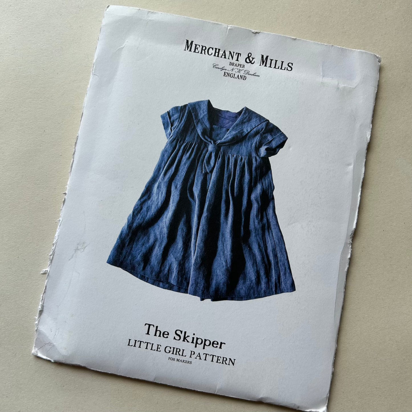 Merchant & Mills - The Skipper Size 3 - 8 (paper pattern)