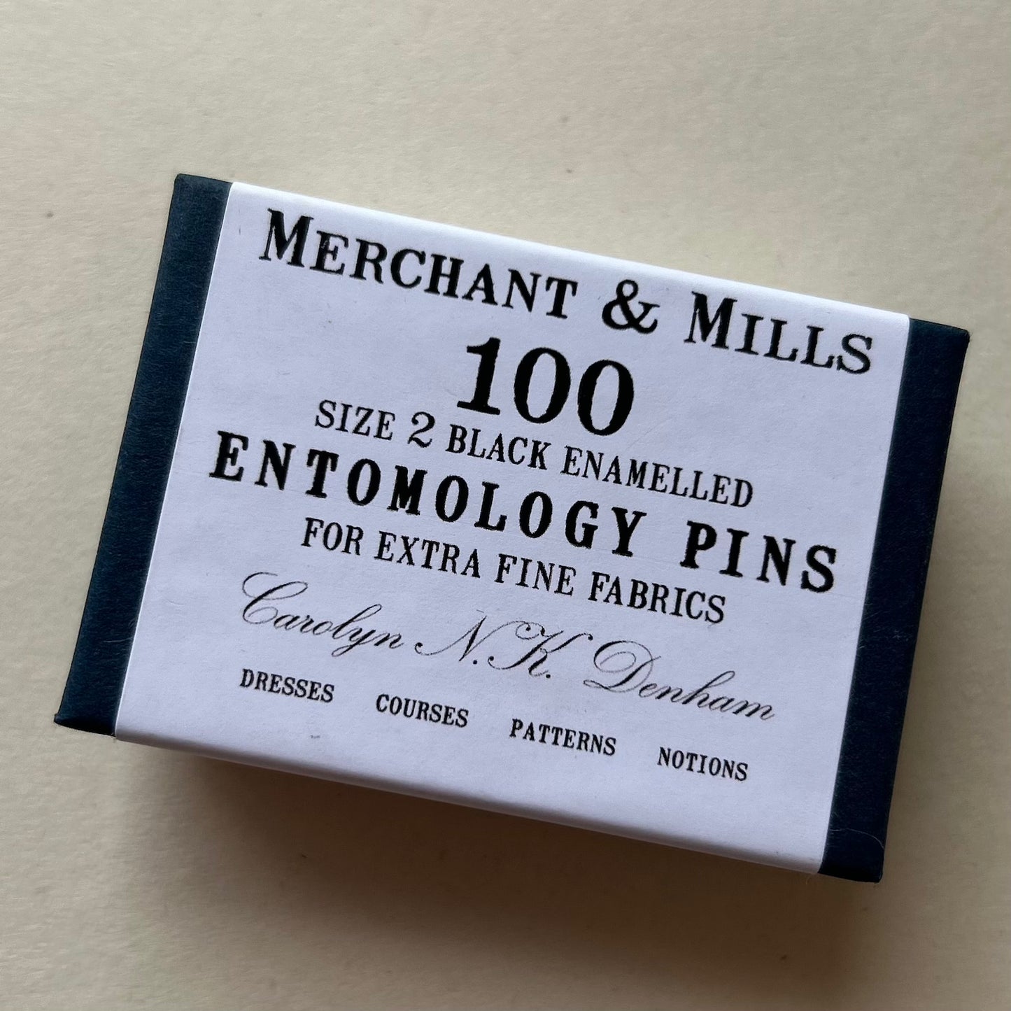 Merchant & Mills - Black Entomology Pins