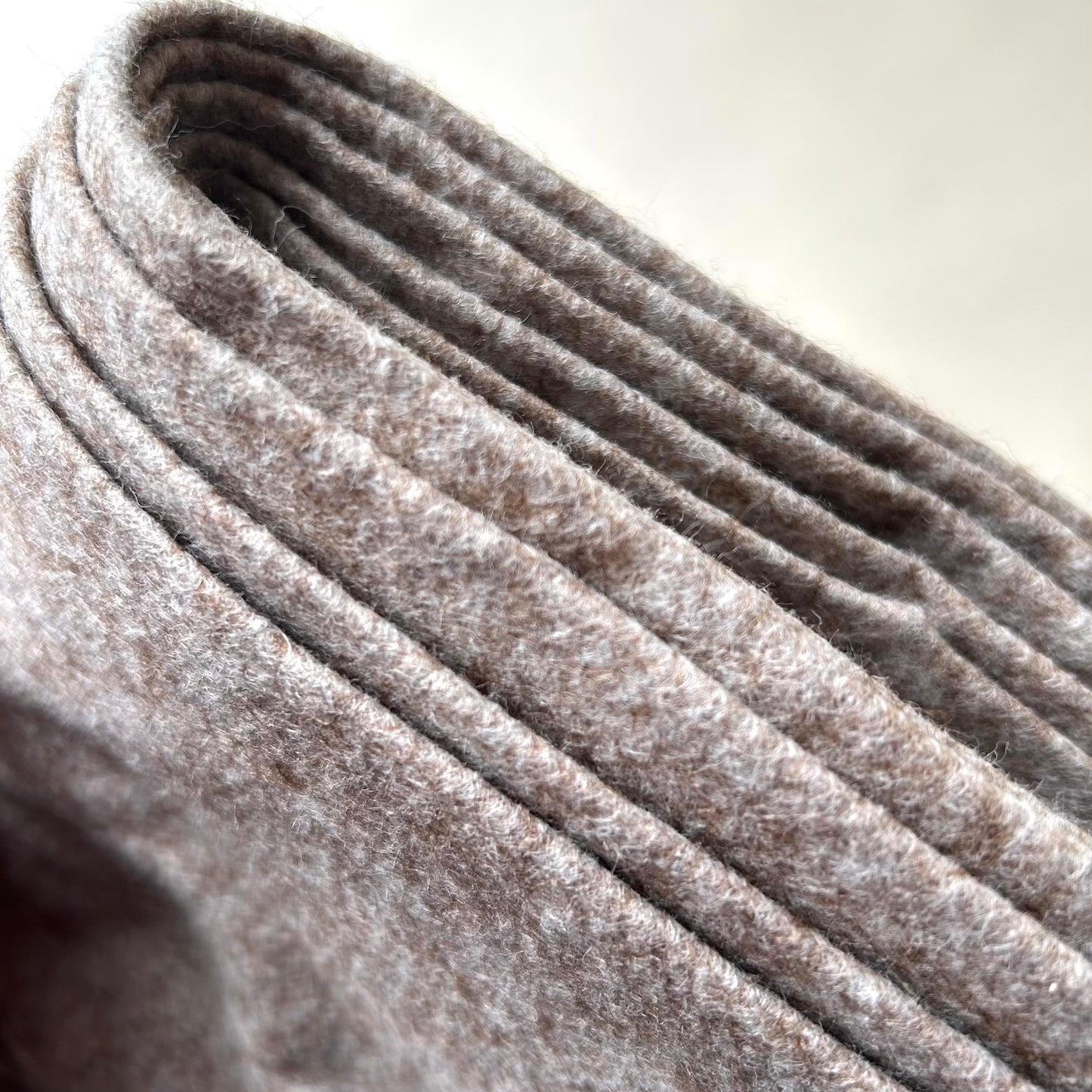 Felt: Wide Wool Mix 185cm wide: Marl Effect: Fawn & Grey