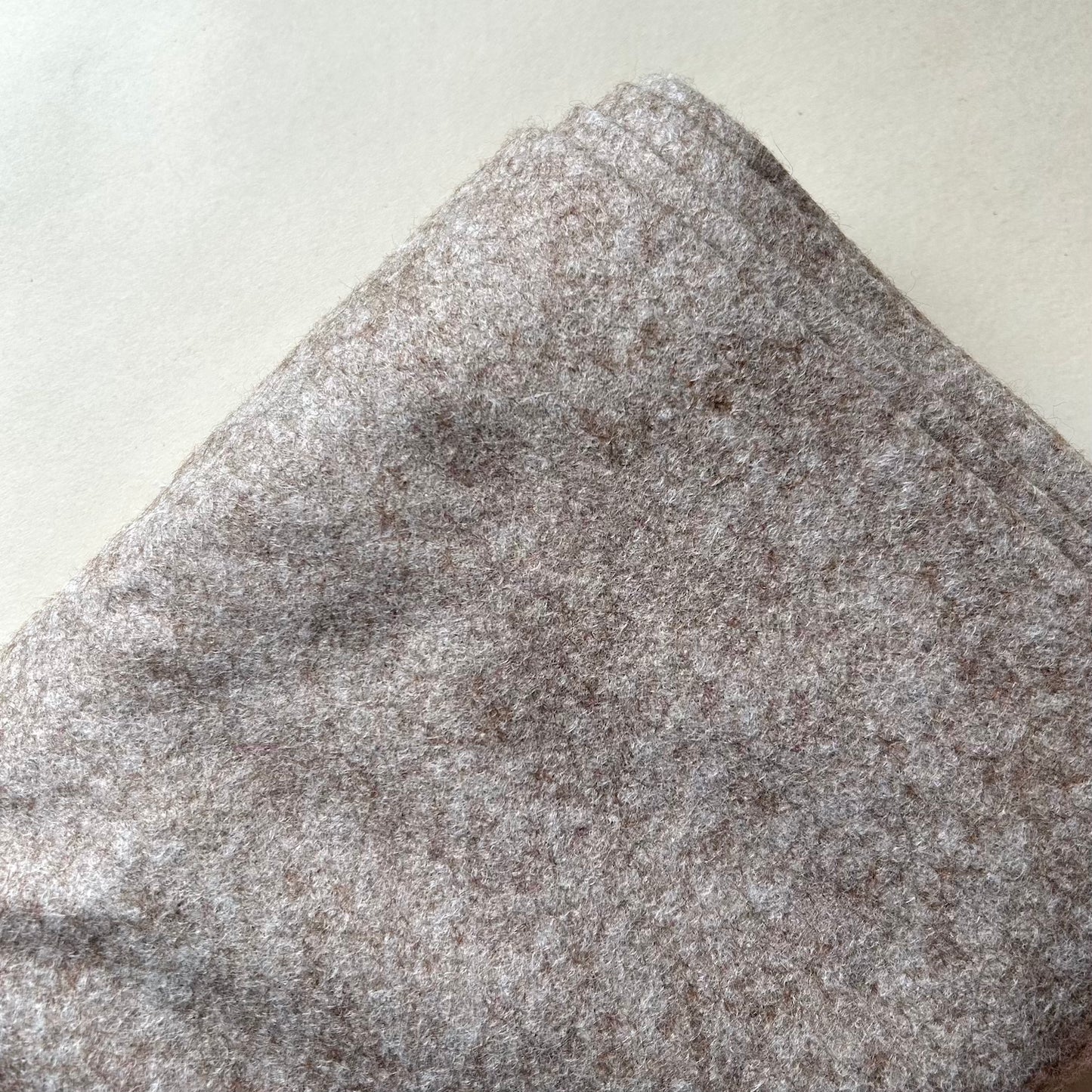 Felt: Wide Wool Mix 185cm wide: Marl Effect: Fawn & Grey