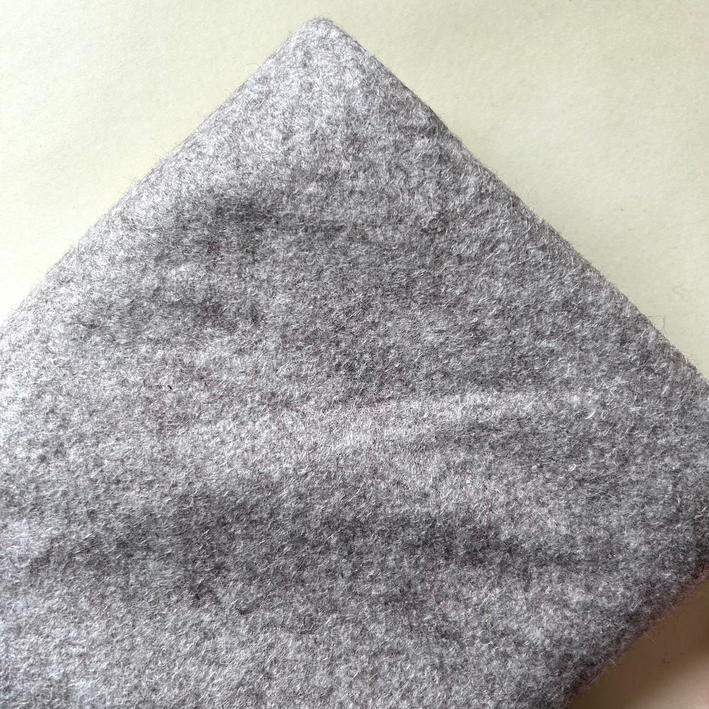 Felt: Wide Wool Mix 185cm wide: Marl Effect: Fawn & Grey
