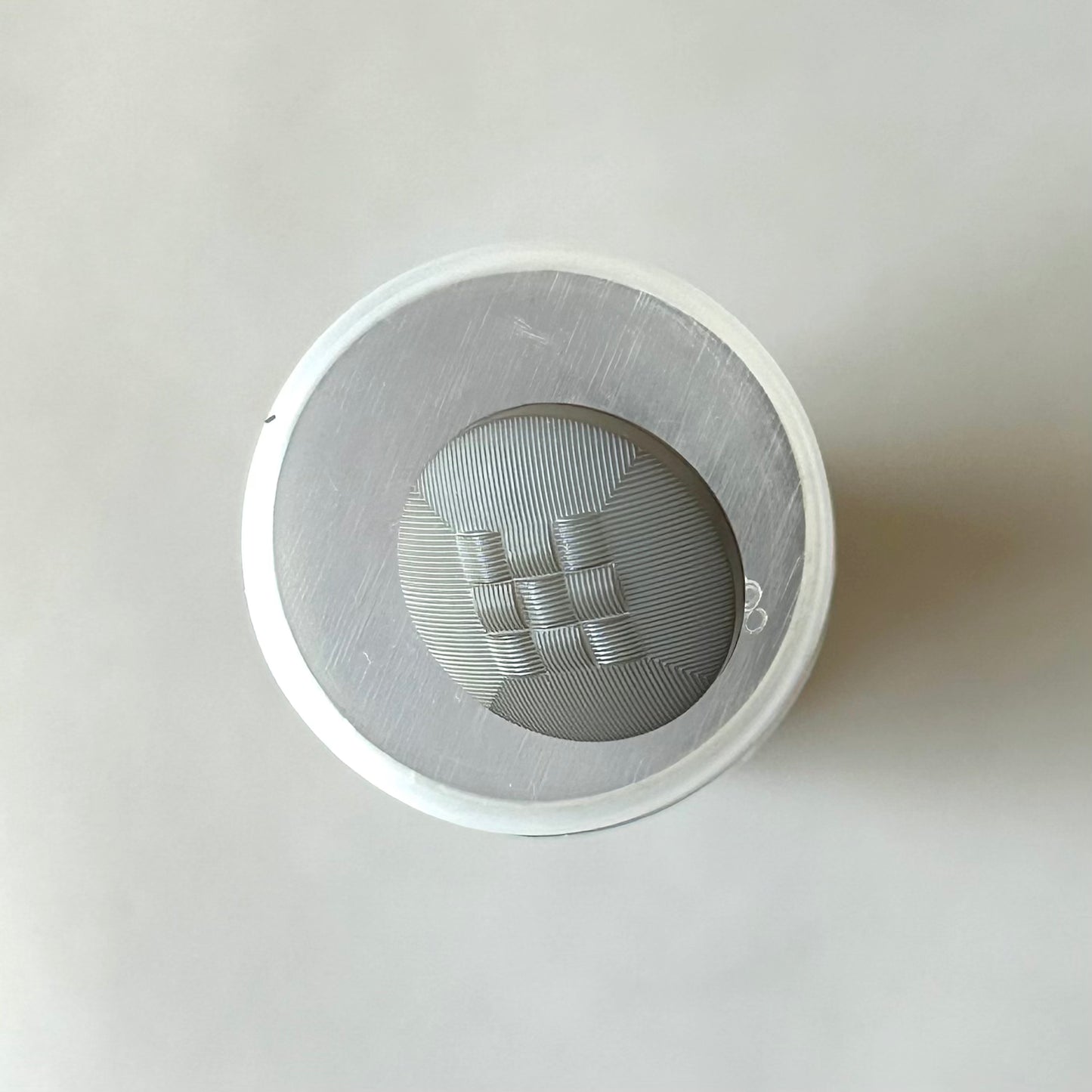 Buttons: Decorative Grey Shank Button 19mm