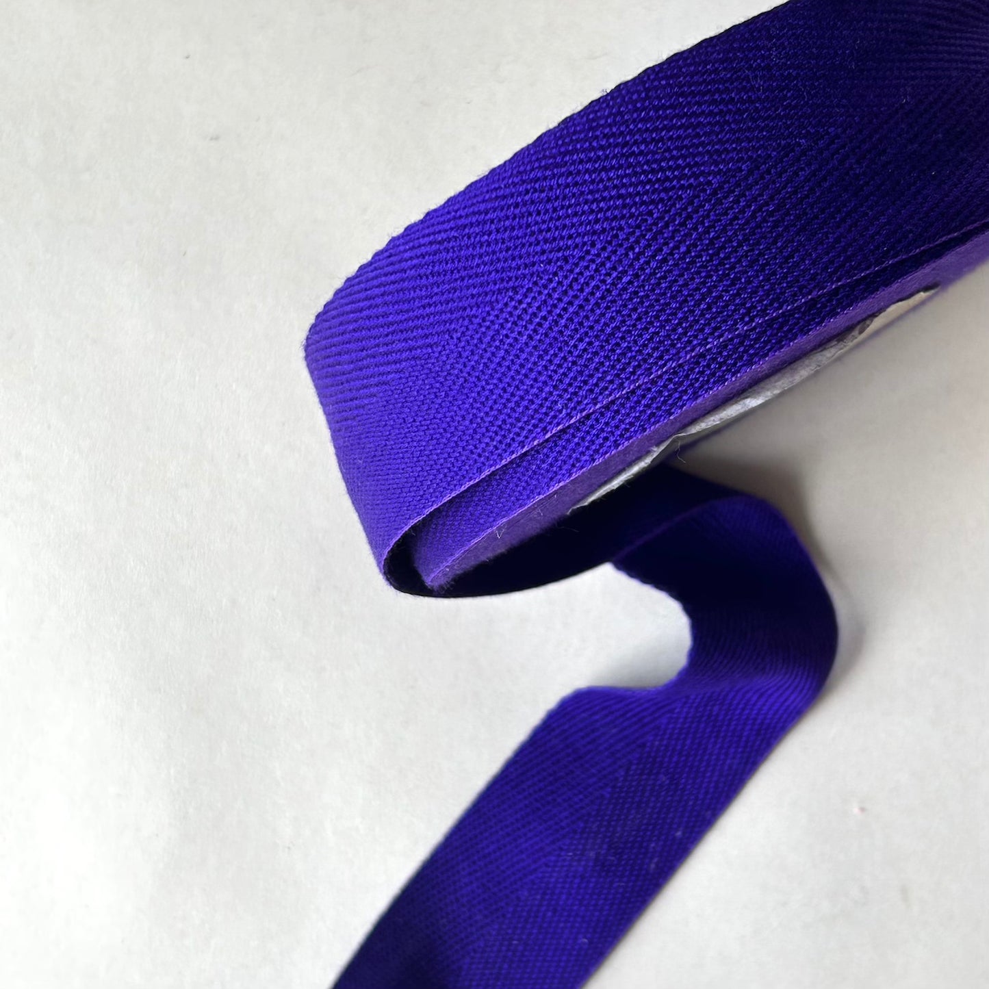 Herringbone Tape: Purple Cotton 38mm
