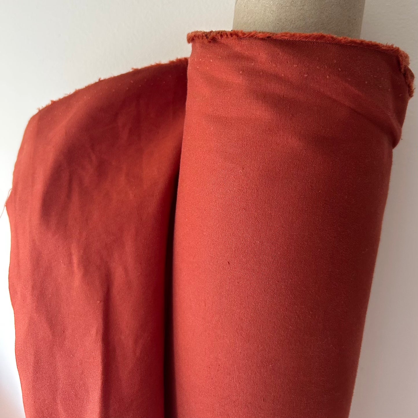 Merchant & Mills: Organic Cotton Dry Oilskin: Rust