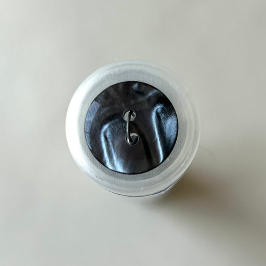 Buttons:  Grey Pearlescent 2-Hole Button 16mm