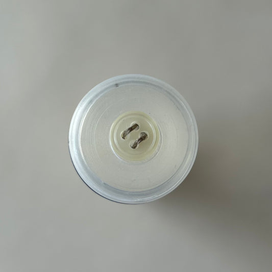 Buttons: Cream 4-Hole Button 8mm