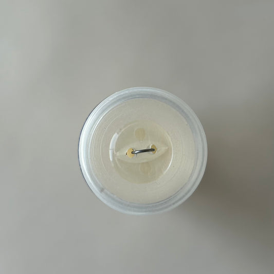 Buttons: Cream 2-Hole Fish Eye Button 14mm