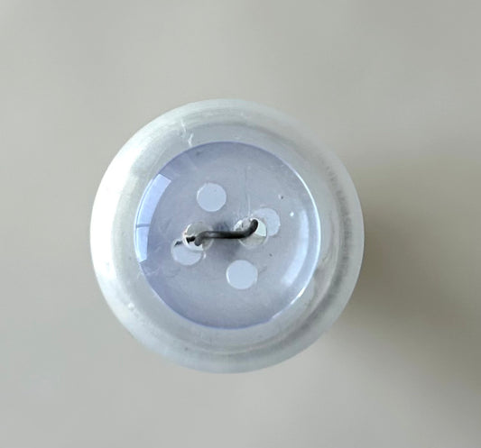Buttons: Clear 2-Hole Button 12.5mm