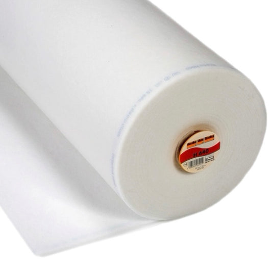 Vlieseline Fleece: H640 Volume: Fusible Iron-on (W 90cm) White