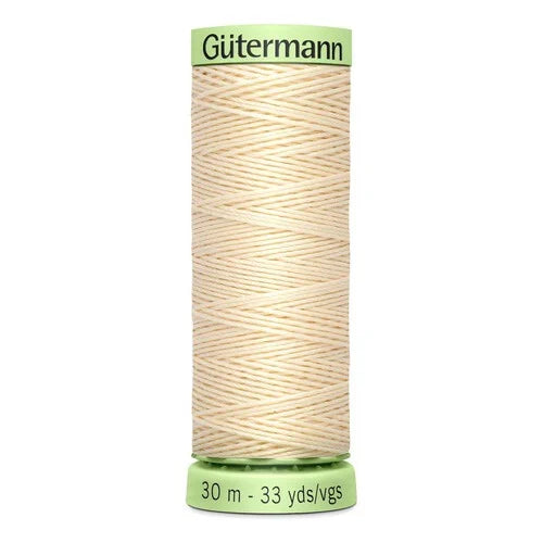 Gutermann Cream Top Stitch Thread 30m (414)