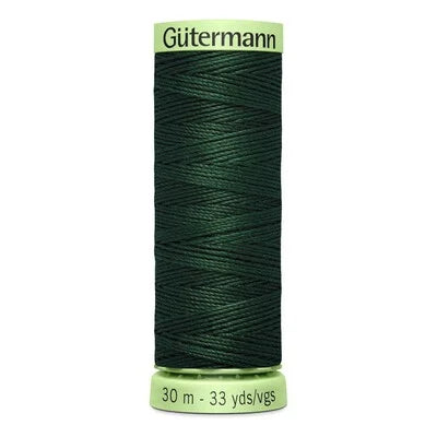 Gutermann Green Top Stitch Thread 30m (472)