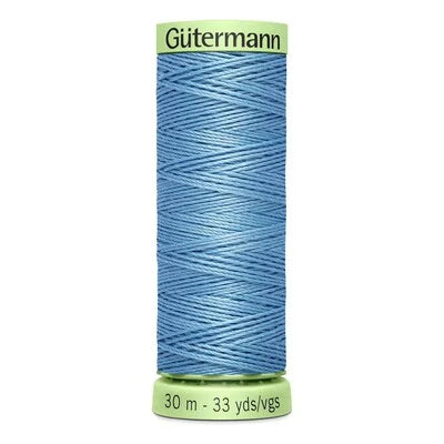Gutermann Blue Top Stitch Thread 30m (143)