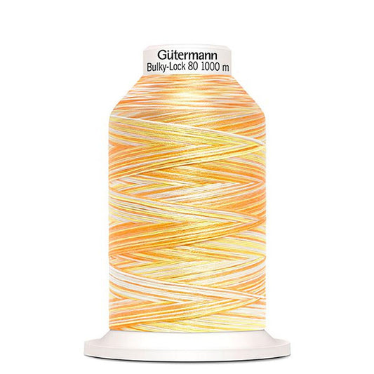 Gutermann Bulky-Lock 80 1000m Yellow Multicolour (9914)