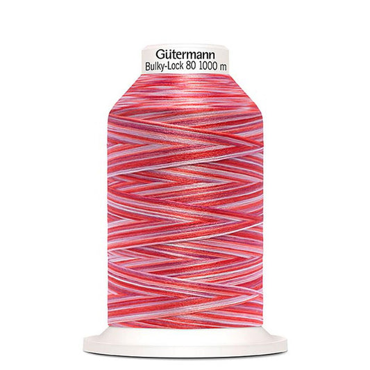 Gutermann Bulky-Lock 80 1000m Red Multicolour (9974)