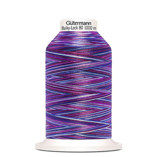 Gutermann Bulky-Lock 80 1000m Lilac Multicolour (9944)