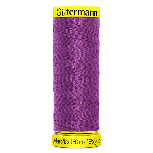 Gutermann Dark Cerise Maraflex Stretchy Sewing Thread 150m (321)