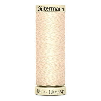 Gutermann Cream Sew All Thread 100m (414)