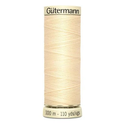 Gutermann Cream Sew All Thread 100m (610)