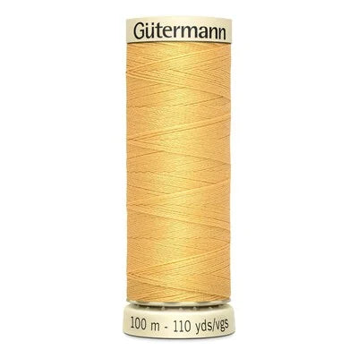 Gutermann Yellow Sew All Thread 100m (415)