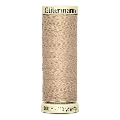 Gutermann Beige Sew All Thread 100m (186)