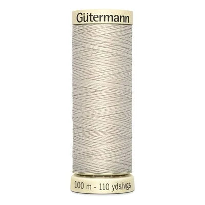 Gutermann White Sew All Thread 100m (299)