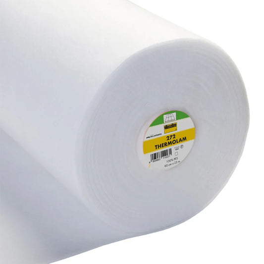 Vlieseline Fleece: Thermolam Compressed: Sew-In (W 90cm) White