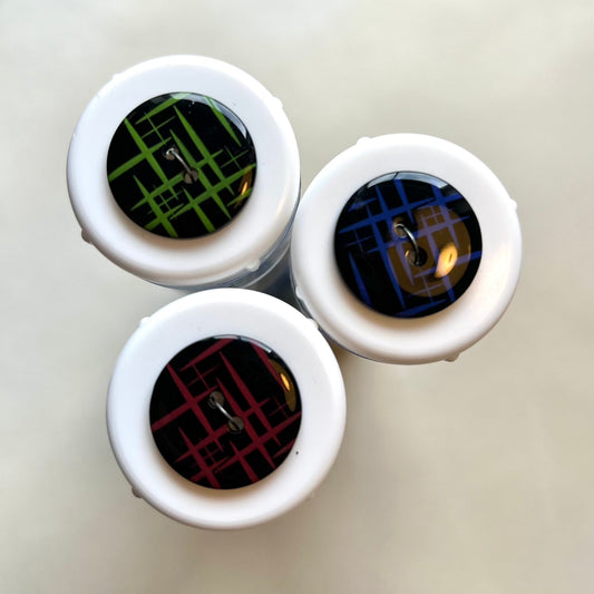 Buttons: Amazing Print, Striped Button