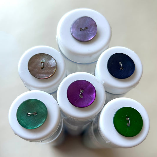 Buttons:  Natural Dyed Akoya Shell Button