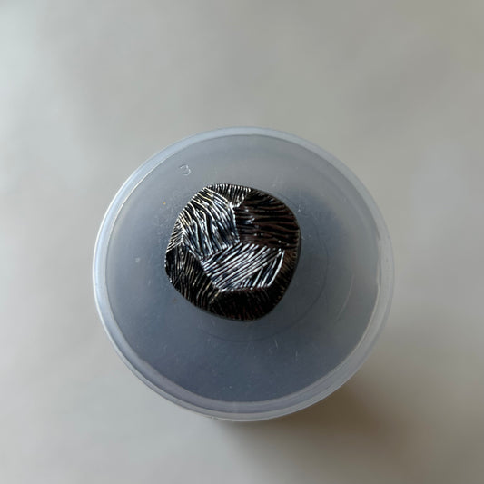 Buttons: Vintage Glass Shank Button 28mm