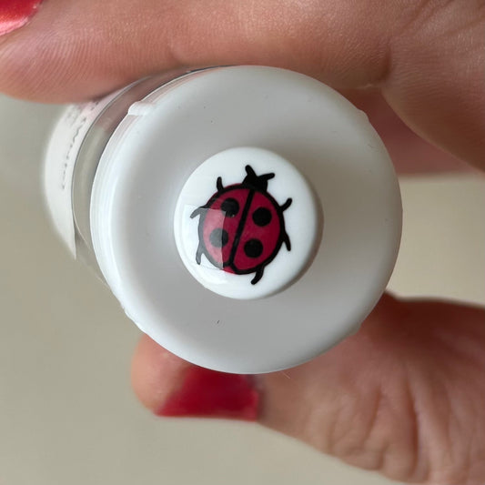 Buttons:  Ladybird Shank Button 15mm