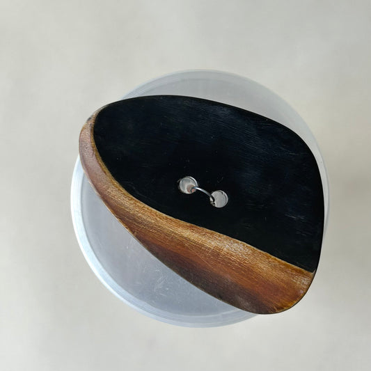 Buttons: Bag Wooden Button 2-Hole 60mm