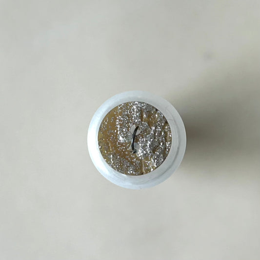 Buttons:  Gold/Silver Sparkle 2-Hole Button 14mm
