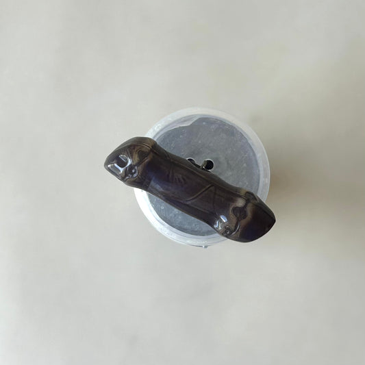 Buttons: Blue/Brown Shank Toggle Button 35mm