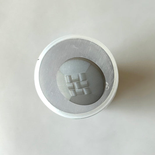 Buttons: Decorative Grey Shank Button 19mm