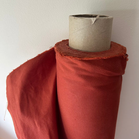 Merchant & Mills: Organic Cotton Dry Oilskin: Rust