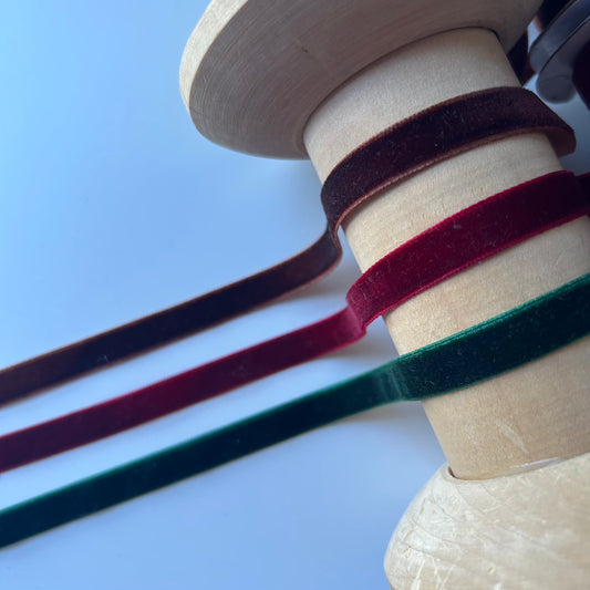 Velvet Ribbon: Luxurious Velvet Ribbon 10mm