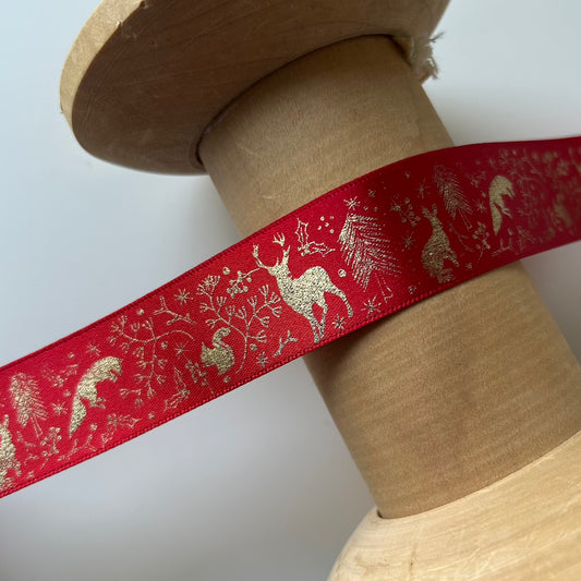 Berisford Ribbon: Wildwood Ribbon 25mm